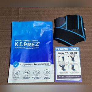 Black and Blue Compression Socks